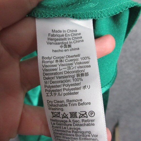 J.Crew Slip Maxi Dress Luster Crepe Elegant Collection 4 Festive Satin Green 280 - Picture 6 of 14